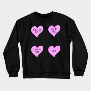 i hate you emoji - fancy Crewneck Sweatshirt